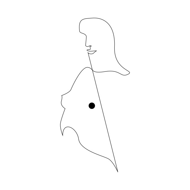 Dot One Line Art