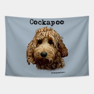 Red Cockapoo / Spoodle and Doodle Dog Tapestry