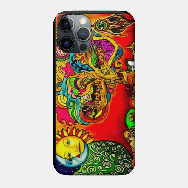 Psychedelic nature - Psychedelic - Phone Case