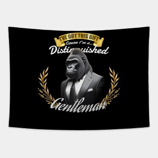 The Distinguished Gorilla Gentleman Tapestry