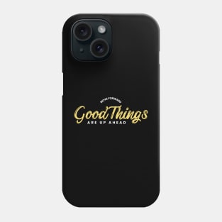 Black Yellow Simple Good Things Phone Case