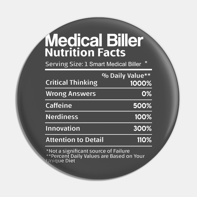 Medical Biller - Ingredients List Pin by Smart Foxy