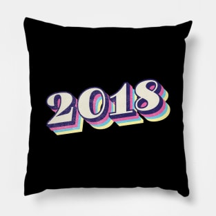 2018 Birthday Year Pillow