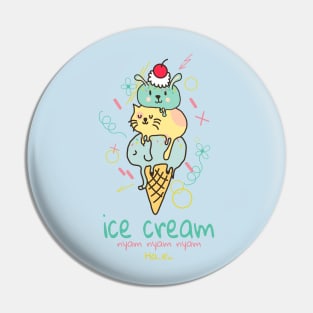 Ice cream pets Pin