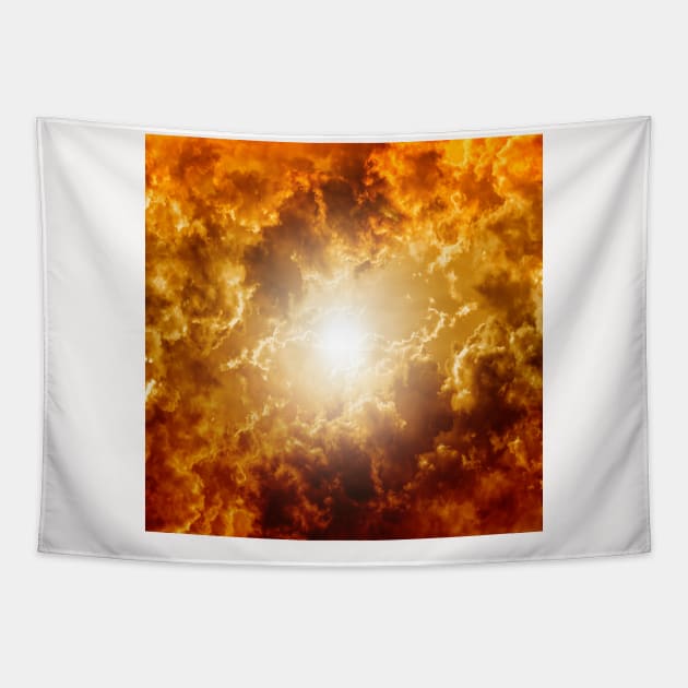 Clouds Sky Neck Gator Sun in the Clouds Sun Space Tapestry by DANPUBLIC