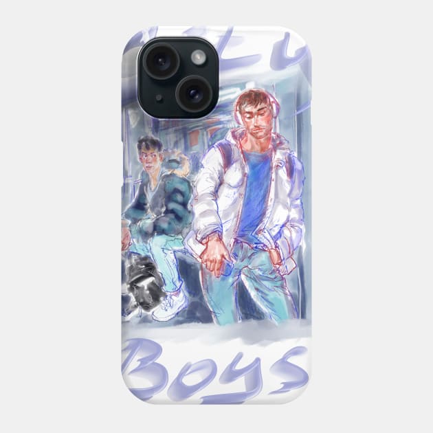 Subway boys Phone Case by blauetauben