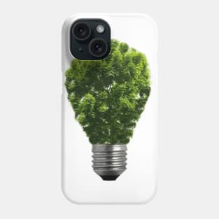 Green Lightbulb Phone Case