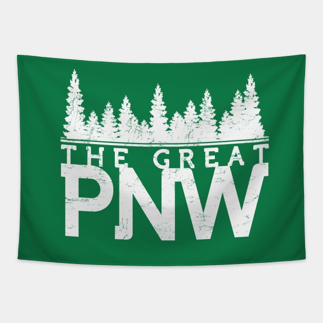 PNW Evergreen Tapestry by dustbrain