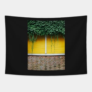 Yellow Window Roller Shutter Tapestry