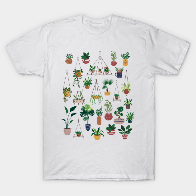 Boho Plant Lady Illustration Art Plant Lover T Shirt Teepublic