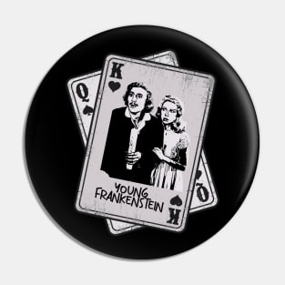 Retro Young Frankenstein Card Style Pin