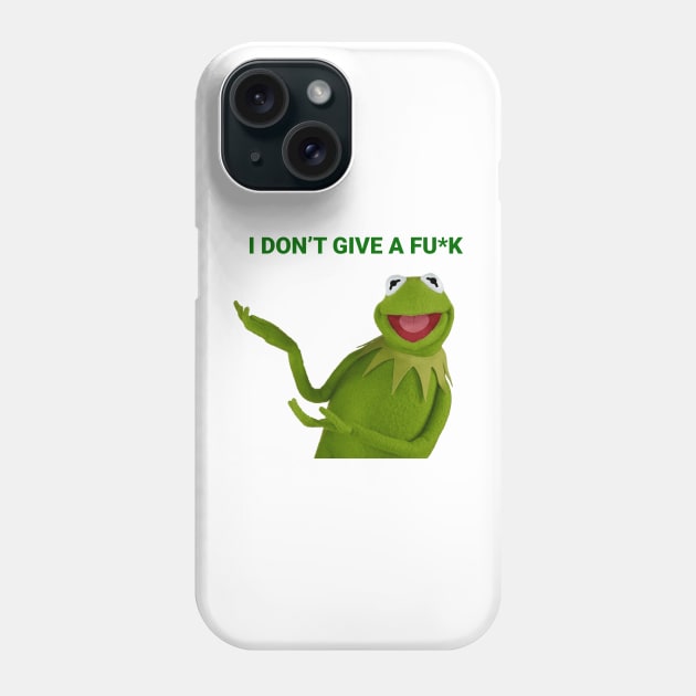 I Don't Give a Fu*k - Cartoon Characters Phone Case by Vortexspace