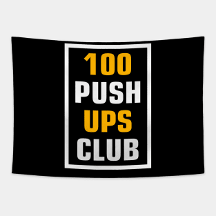 100 push ups workout Tapestry