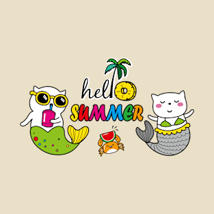 Hello summer cats T-Shirt