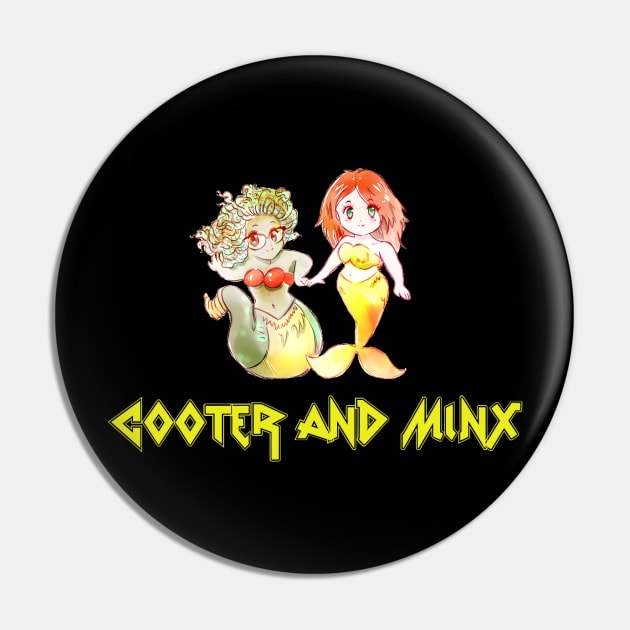 Cooter and Minx Cute Metal Pin by MixtapeMinx