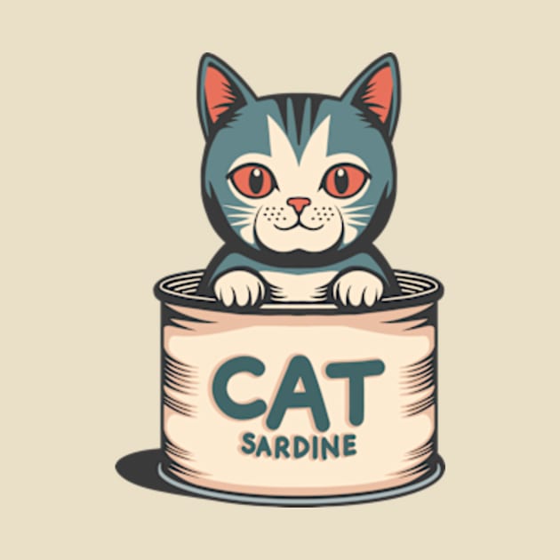 Cat Sardine by milhad