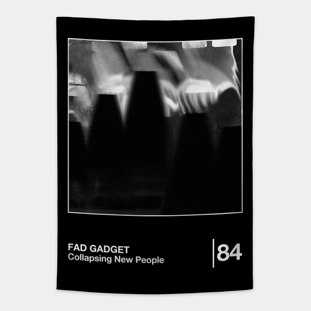 Fad Gadget  / Minimalist Style Graphic Design Tapestry by saudade