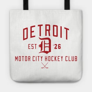 Motor City Hockey II Red Tote