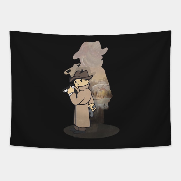 Fallout the Mysterious Stranger Tapestry by YourStyleB