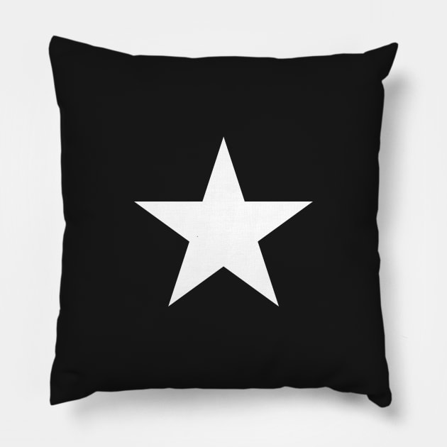 STAR - Five points Pillow by ClothedCircuit