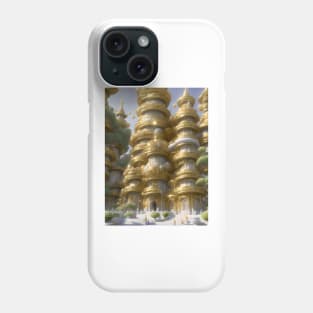 The Grand Temple of Flowers The Empress' Swirling Garden The Temple of Truth Is White Parnassus Phone Case