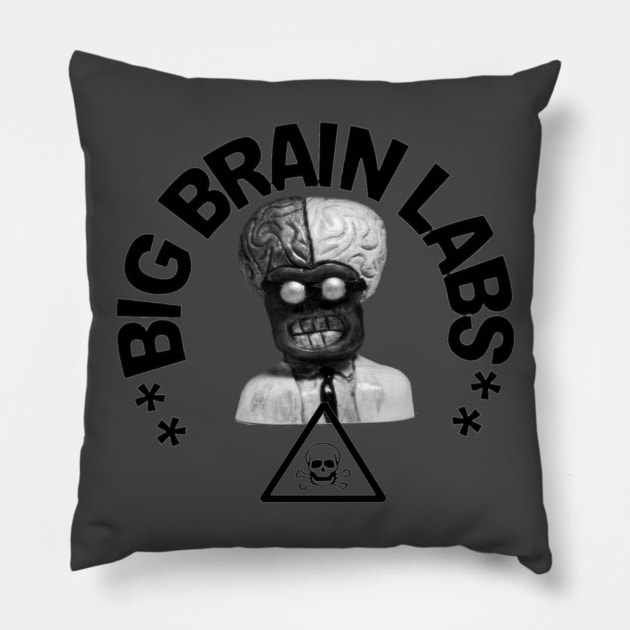 BIG BRAIN LABS PHOTO Pillow by OMEGAFIRESTUDIOS