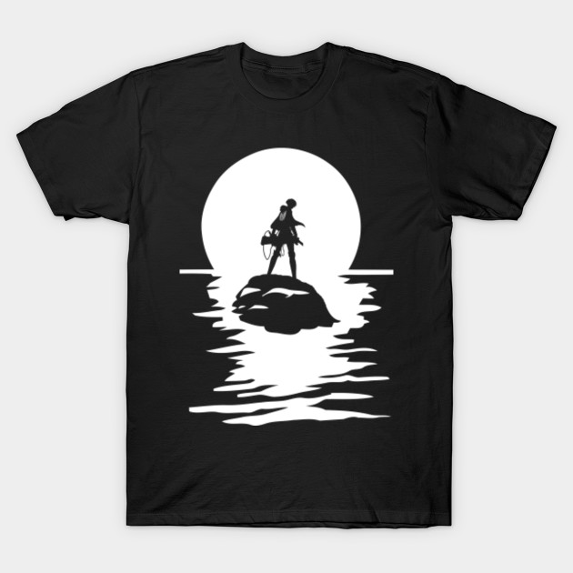 Levi Attack On Titan T Shirt River Moon Anime One Piece Dragon