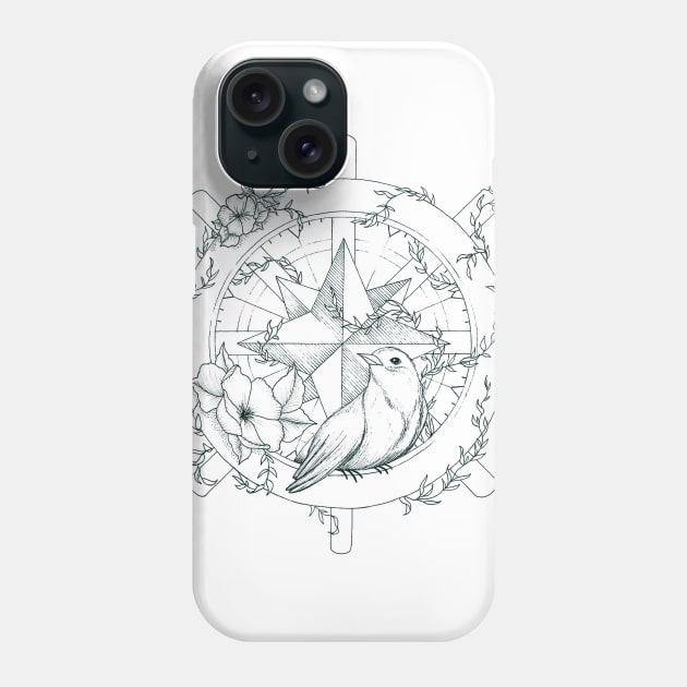 Compass Phone Case by Rose24601