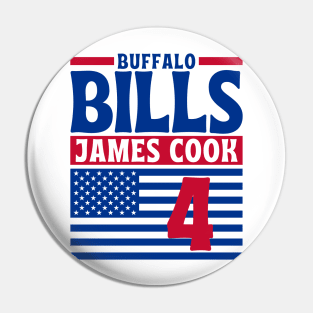 Buffalo Bills James Cook 4 American Football Team Pin