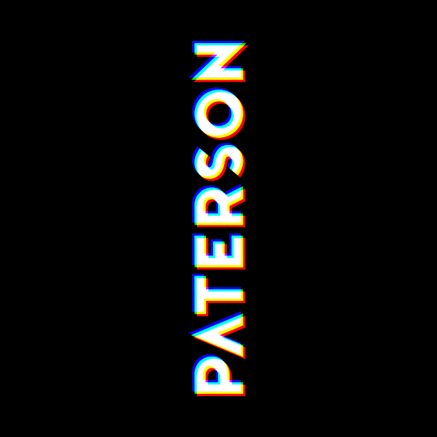 Paterson New Jersey CMYK Glitch Type by Hashtagified