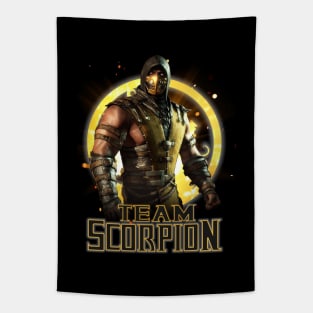 Team Scorpion Mortal Kombat Pro Kompetition Tapestry