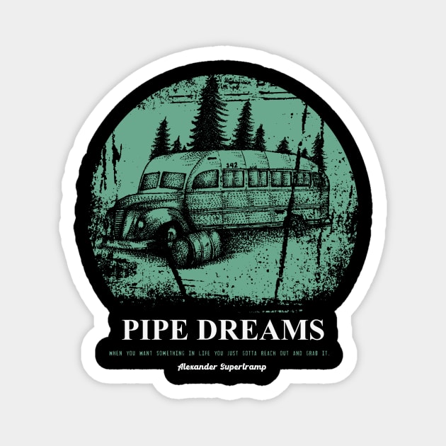 Tha magic bus Magnet by Pipe Dreams Clothing Co.