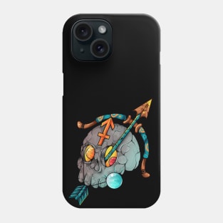 Sagittarius skull Zodiac Phone Case