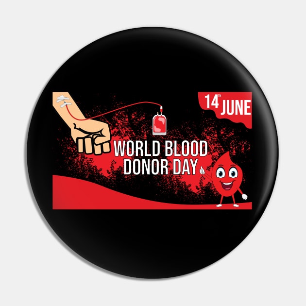 World Blood Donor Day Pin by Khenyot