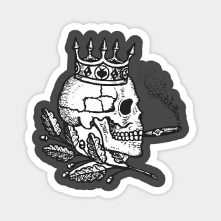 Smokin' Skull Magnet