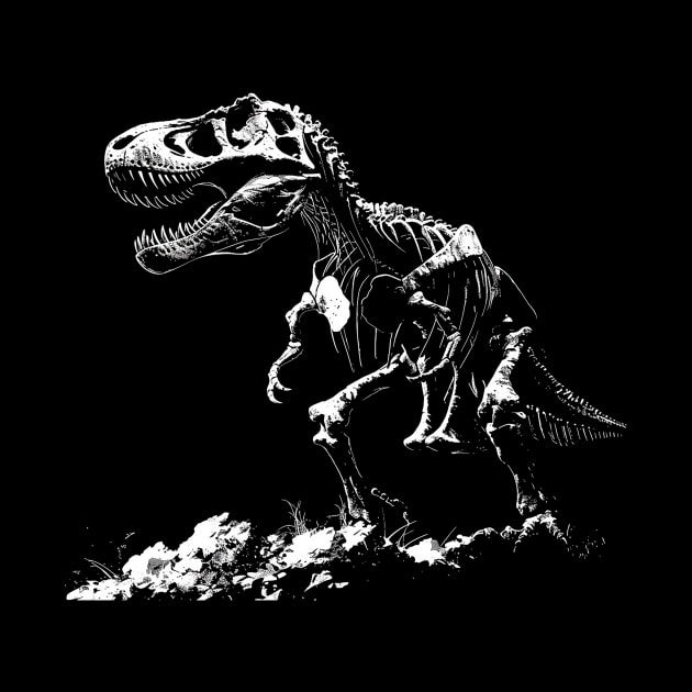 t rex skeleton by Ninja banana