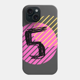 Lucky Number Circle: FIVE Phone Case