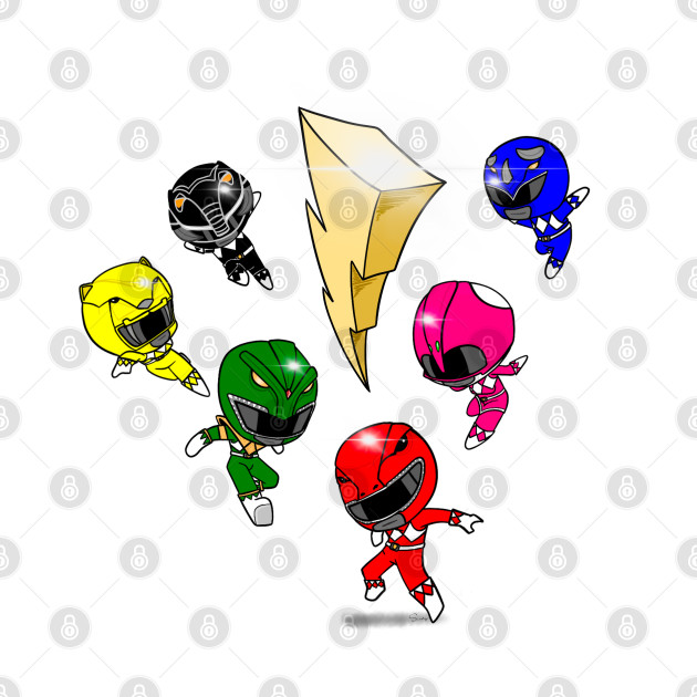 Chibi Rangers by Not Too Shoddy