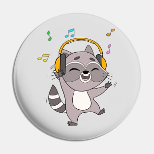 Dancing Raccoon! Pin