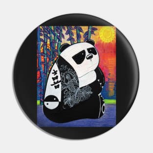 Panda Zen Master Pin