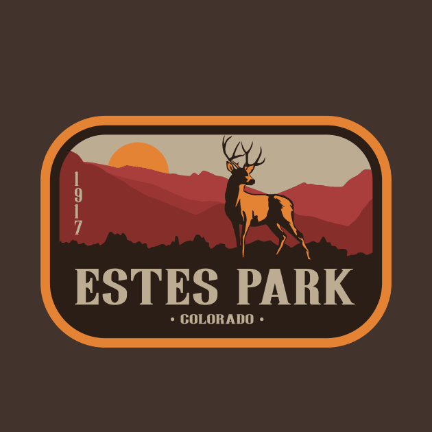 Vintage Estes Park Colorado Elk Apparel by Terrybogard97