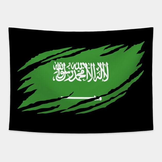 saudi arabia flag Tapestry by s4rt4