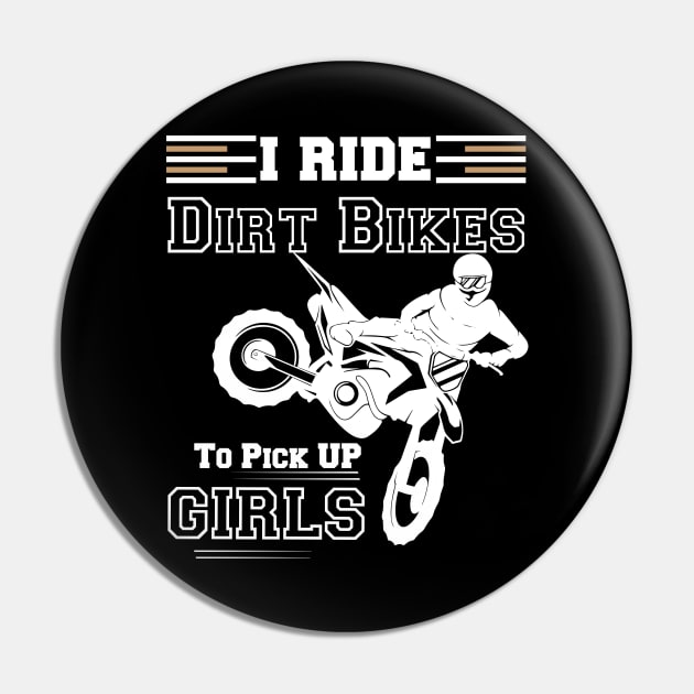 Motocross Bike Motorcycle Therapy Pin by Little Treasures