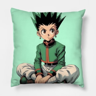 Anime Wonderland: Whimsical Art Prints Featuring Manga-Inspired Designs for Otaku Bliss! Pillow