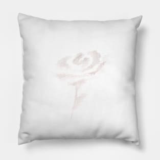 Flower, rose. Watercolor, art decoration, sketch. Illustration hand drawn modern painting Pillow