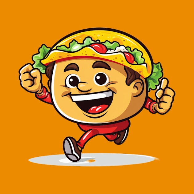 kawaii Taco T-Shirt cute potatofood funny by nonagobich