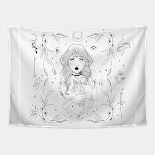 Mystic Girl Tapestry