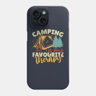 Camping Is My Favorite Therapy Phone Case