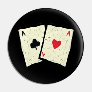 A Pair Of Aces Pin