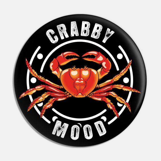 Crabby Mood Pin by TMBTM